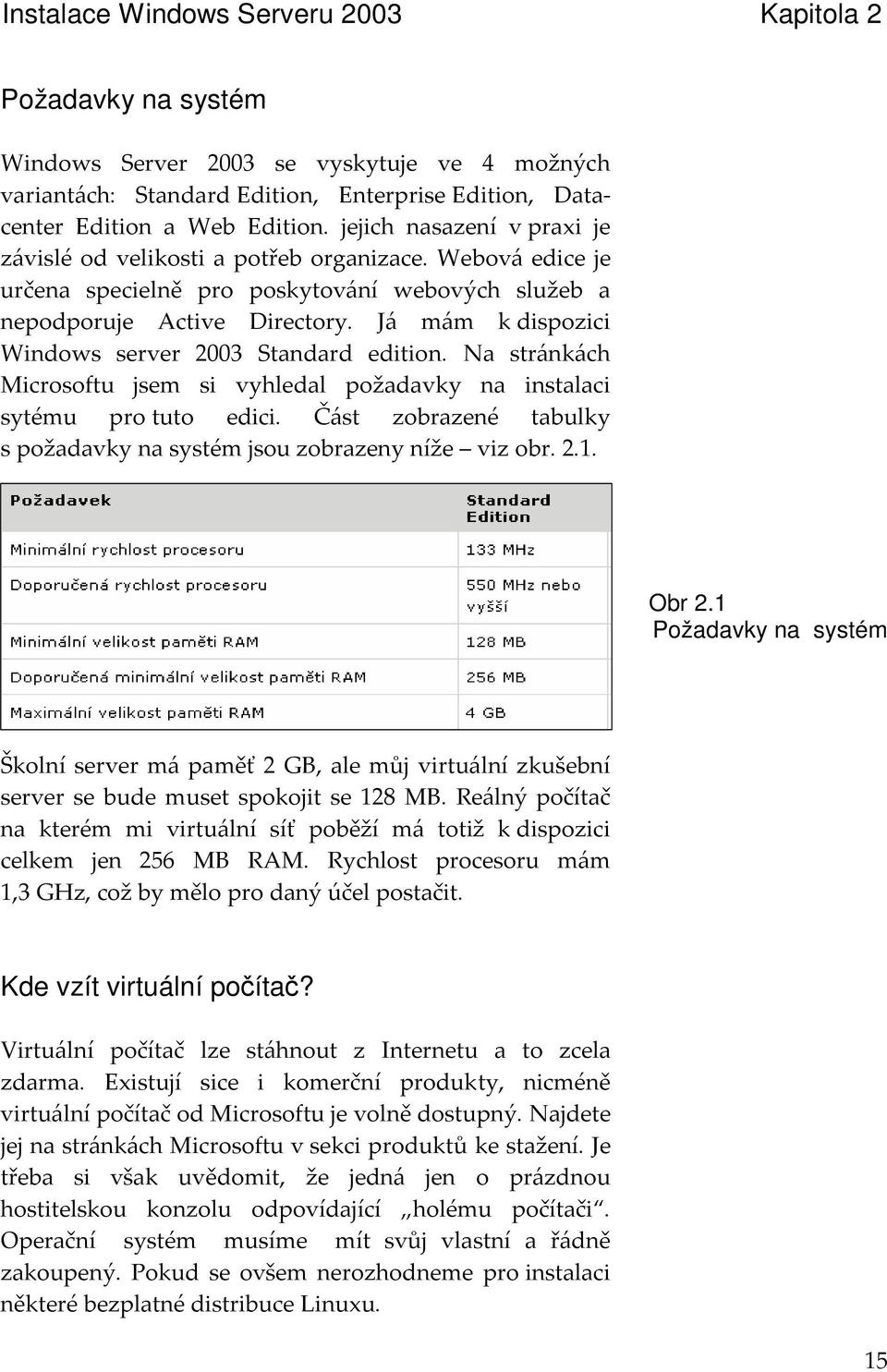 !! 3!O3#(#@# Obr 2.1 Požadavky na systém 1 K(L%> 3 3 @(E0 %#,= K 3 (B' 0 %,D0 #,!