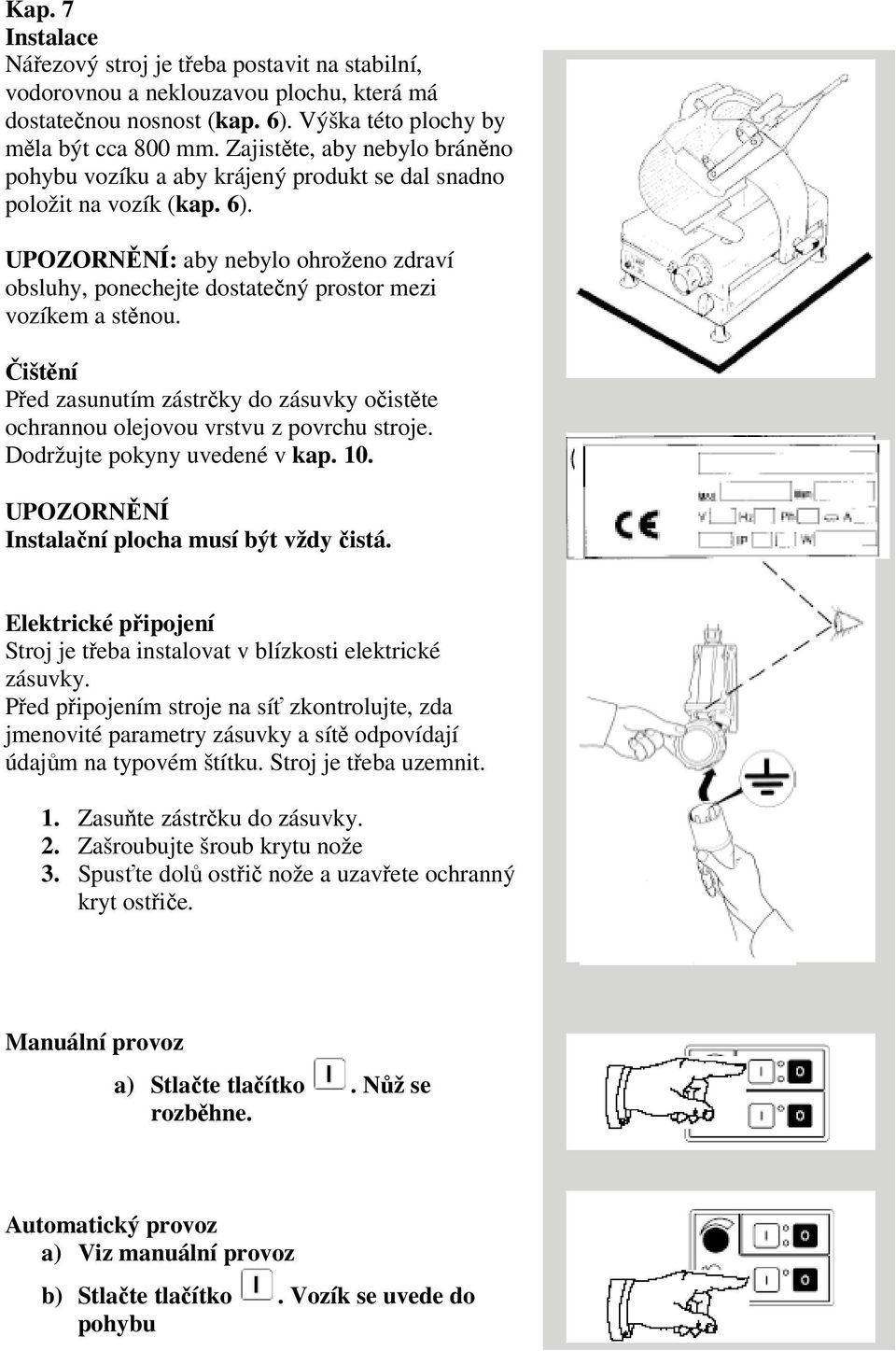 Náezový stroj. Návod k použití - PDF Free Download