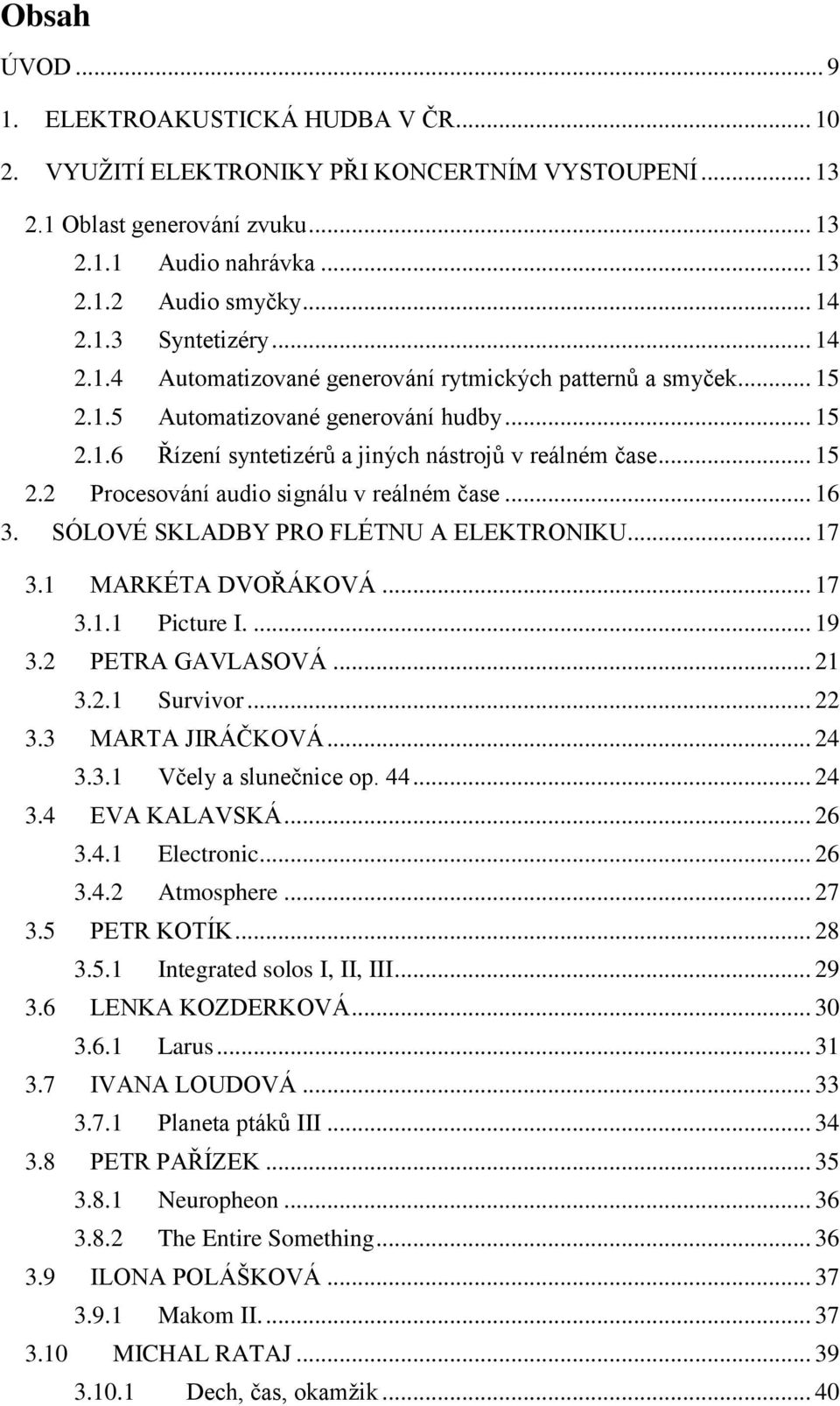 Interpretace elektroakustických skladeb s využitím příčné flétny - PDF  Stažení zdarma