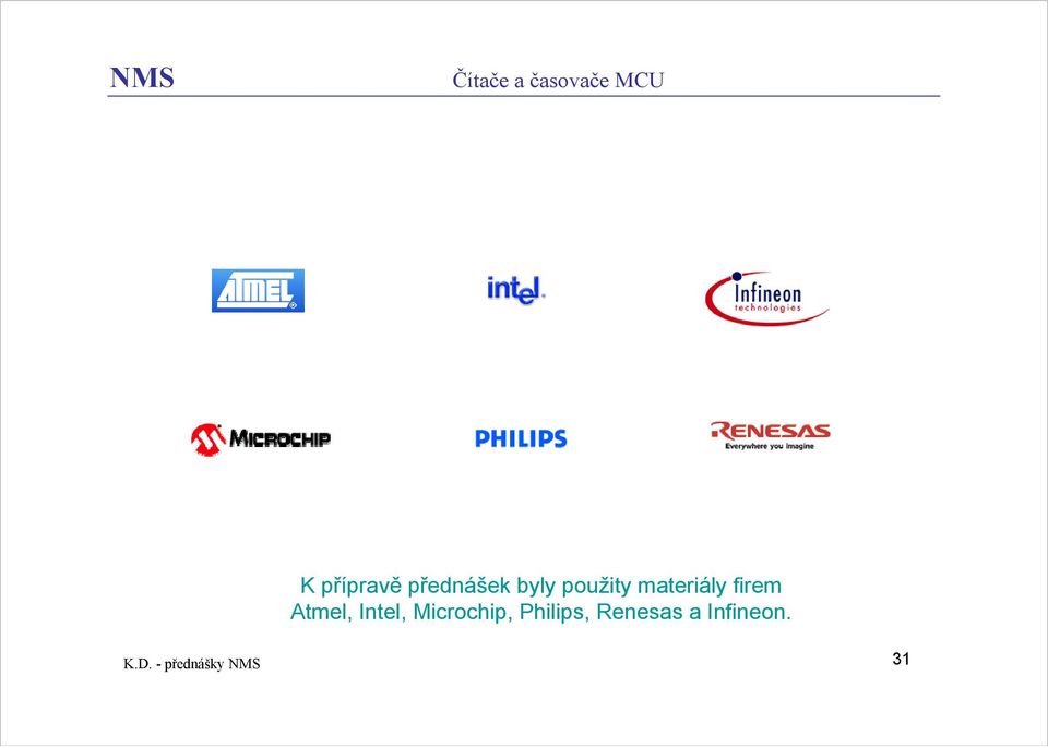 Intel, Microchip, Philips,