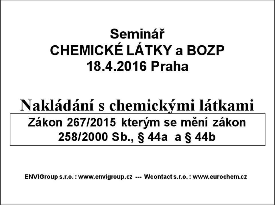 267/2015 kterým se mění zákon 258/2000 Sb.