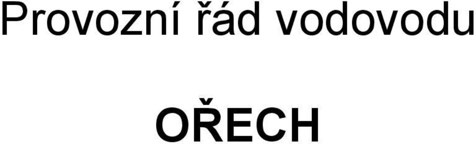 vodovodu