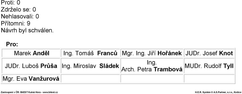 BitEST Kutná Hora - www.bitest.cz H.