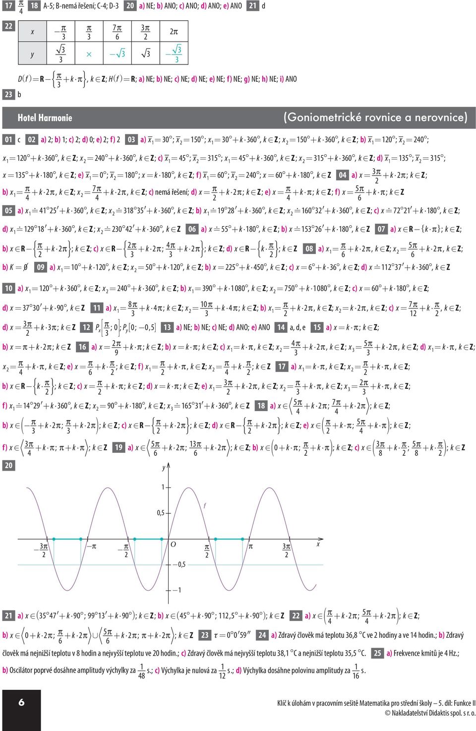 nemá řešení d) = + k k Z e) = + k k Z f) = + k k Z a) + k, k Z + k, k Z b) + k, k Z + k, k Z c) + k, k Z d) + k, k Z + k, k Z a) + k, k Z b) + k, k Z a) R{ k } k Z b) R + k k Z c) R + k + k k Z d) R