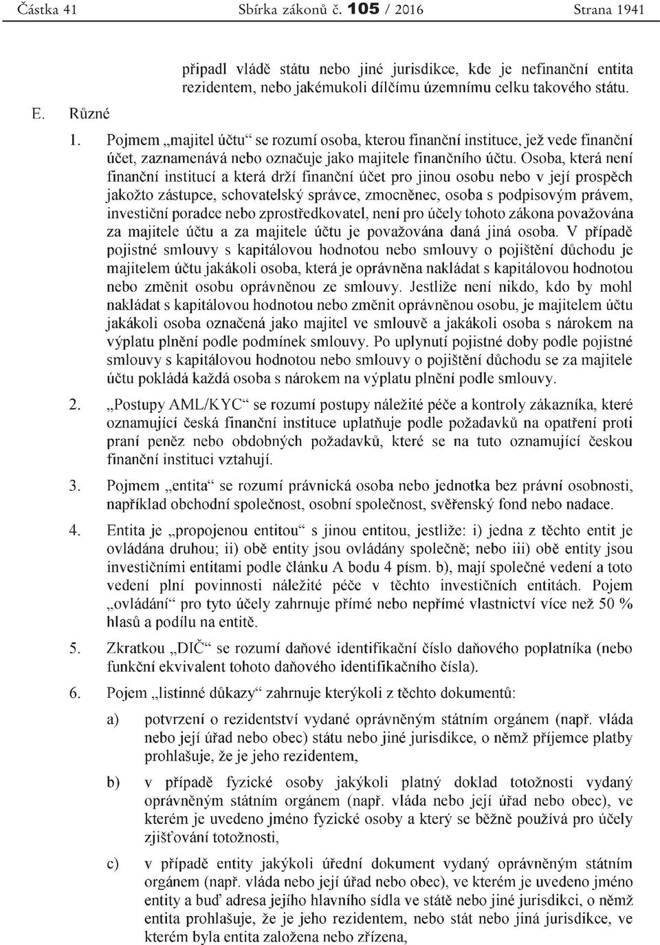 zákonů č.