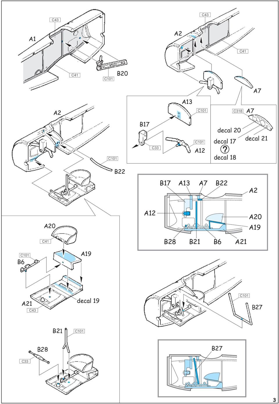 C33 A2 B22 B27 decal 21 A7 decal 20 decal 17