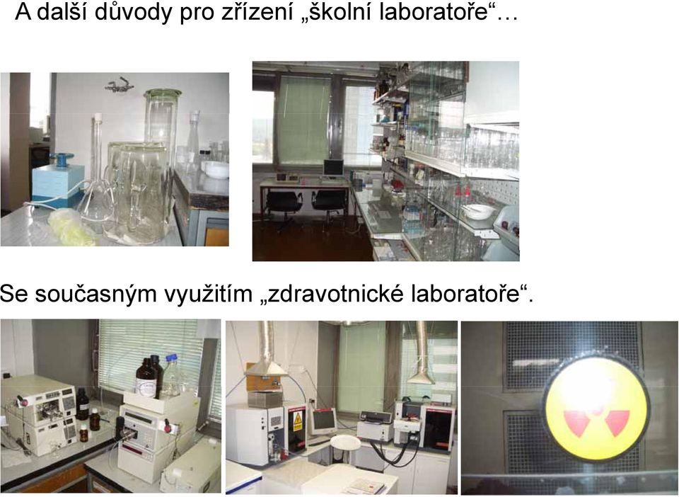 laboratoře e současným