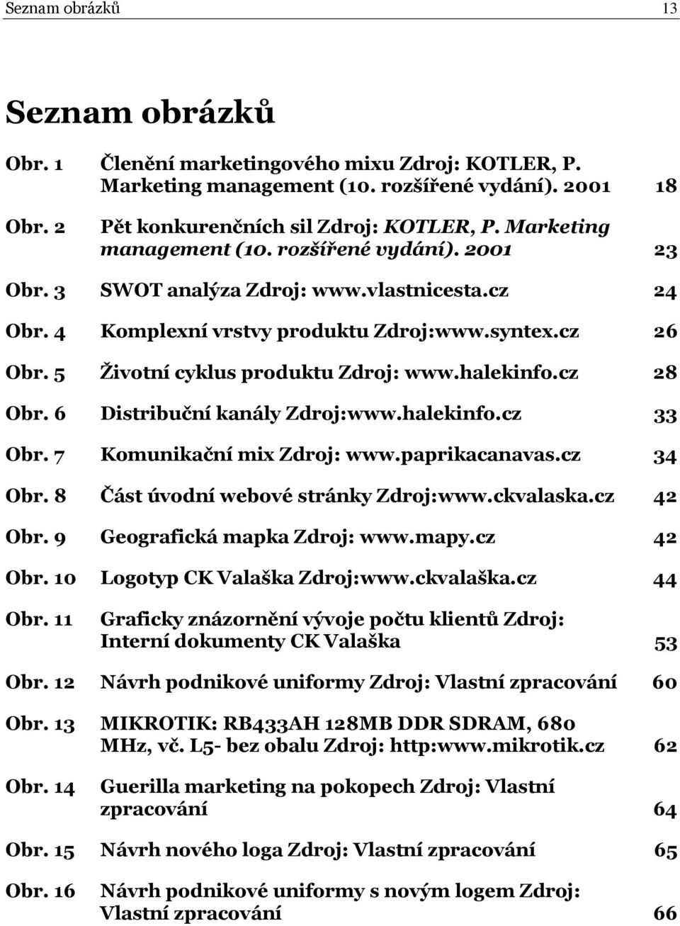 5 Životní cyklus produktu Zdroj: www.halekinfo.cz 28 Obr. 6 Distribuční kanály Zdroj:www.halekinfo.cz 33 Obr. 7 Komunikační mix Zdroj: www.paprikacanavas.cz 34 Obr.