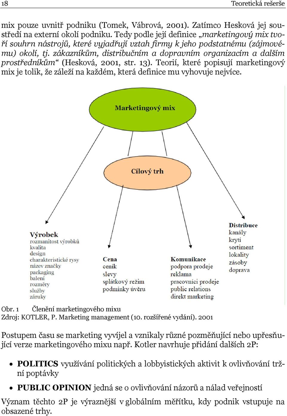 zákazníkům, distribučním a dopravním organizacím a dalším prostředníkům (Hesková, 2001, str. 13).