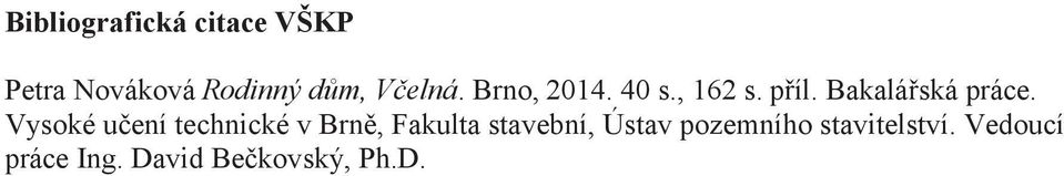 Vysoké učení technické v Brně, Fakulta stavební, Ústav