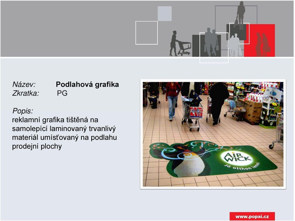 samolepící laminovaný trvanlivý
