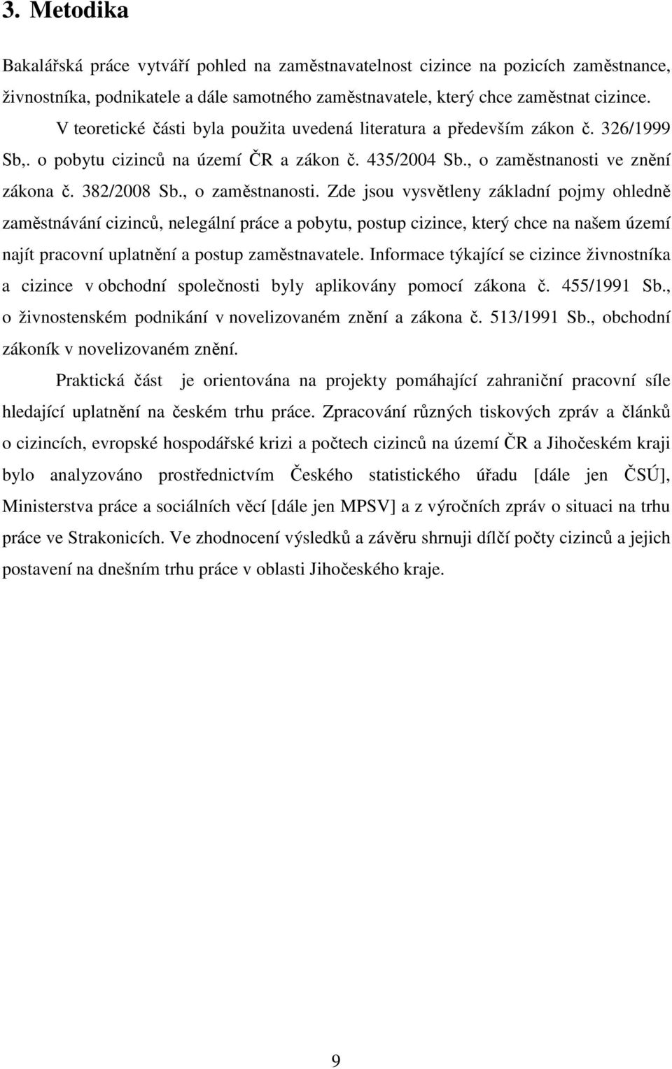 , o zaměstnanosti.
