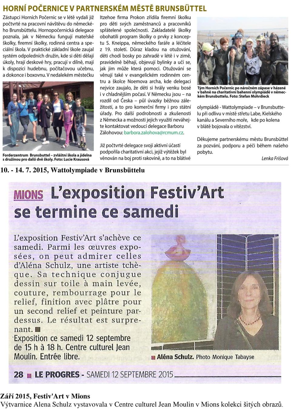 2015, Festiv'Art v Mions Výtvarnice Alena