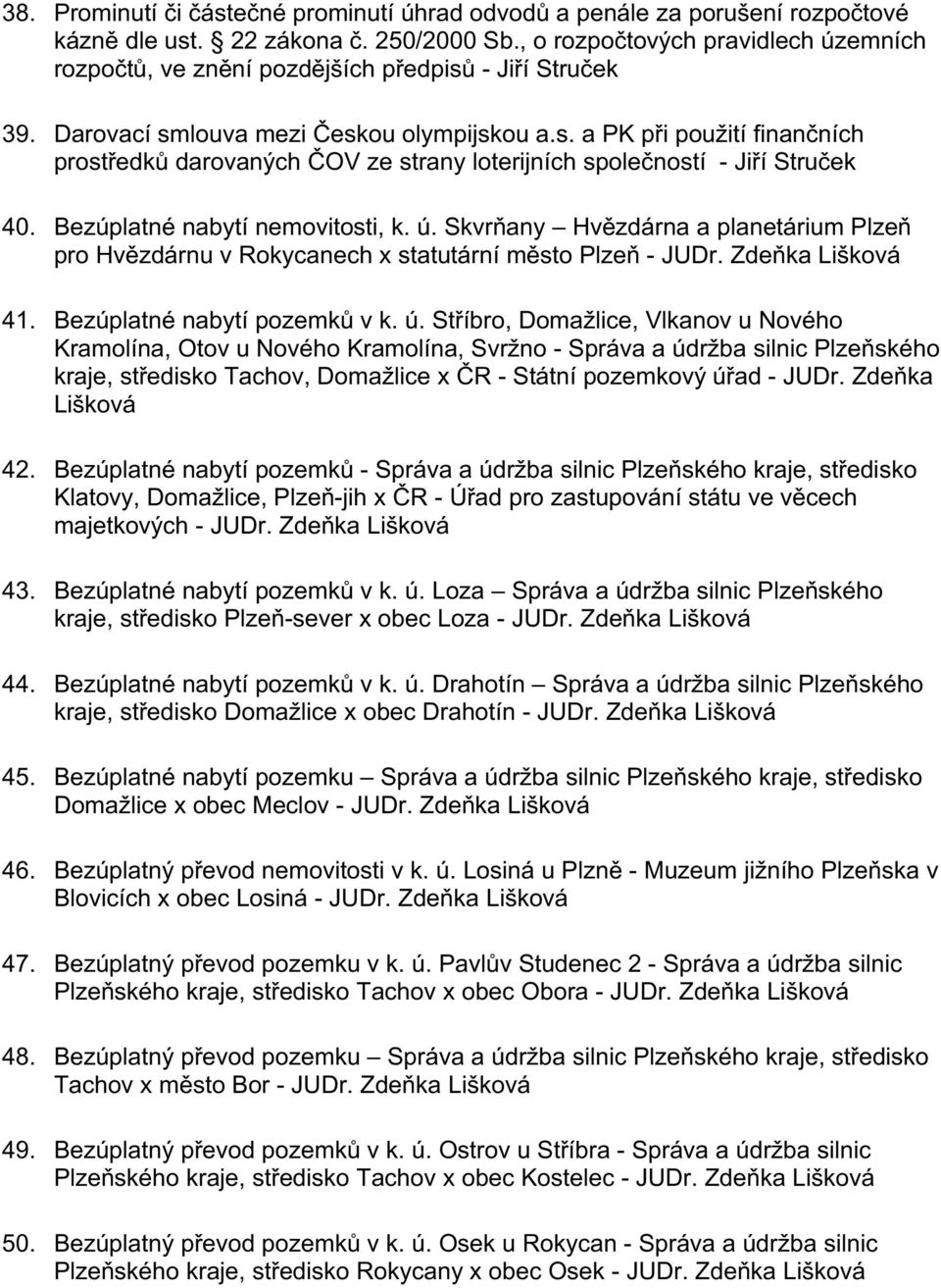 Bezúplatné nabytí nemovitosti, k. ú.