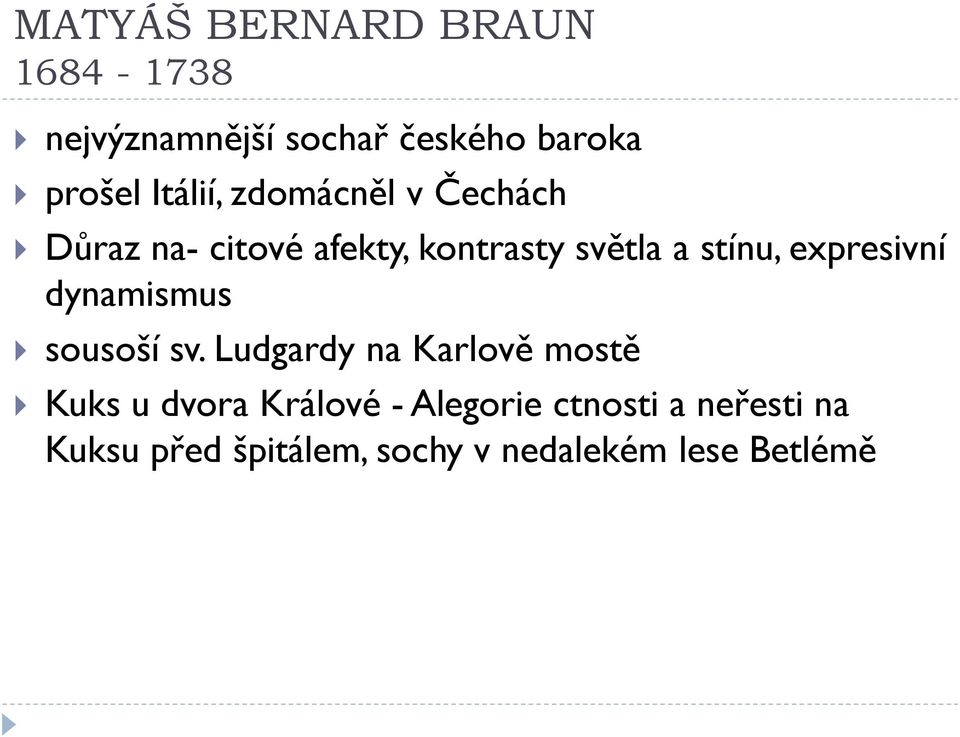 expresivní dynamismus sousoší sv.