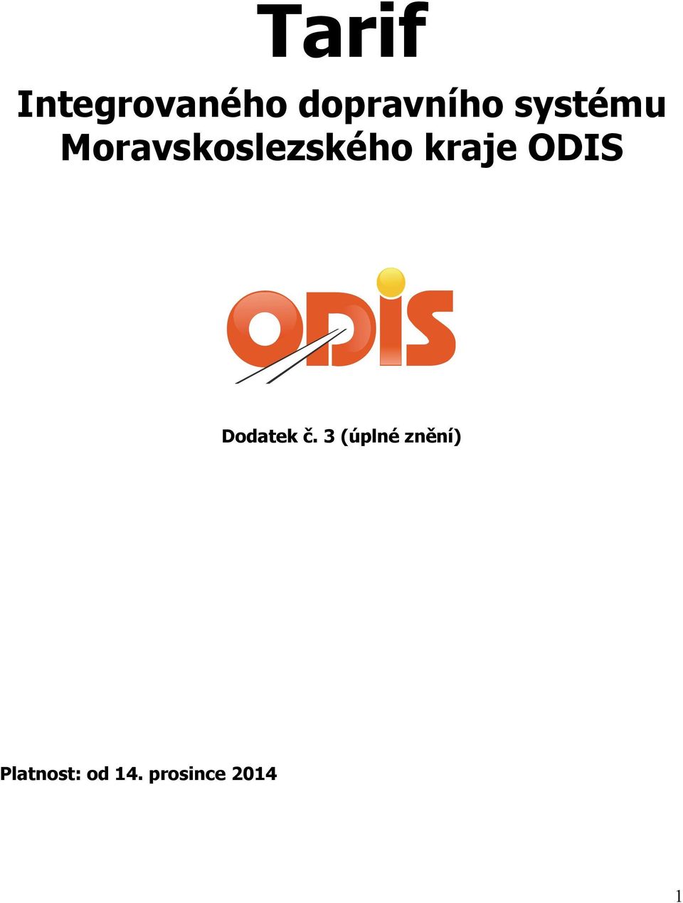 ODIS Dodatek č.