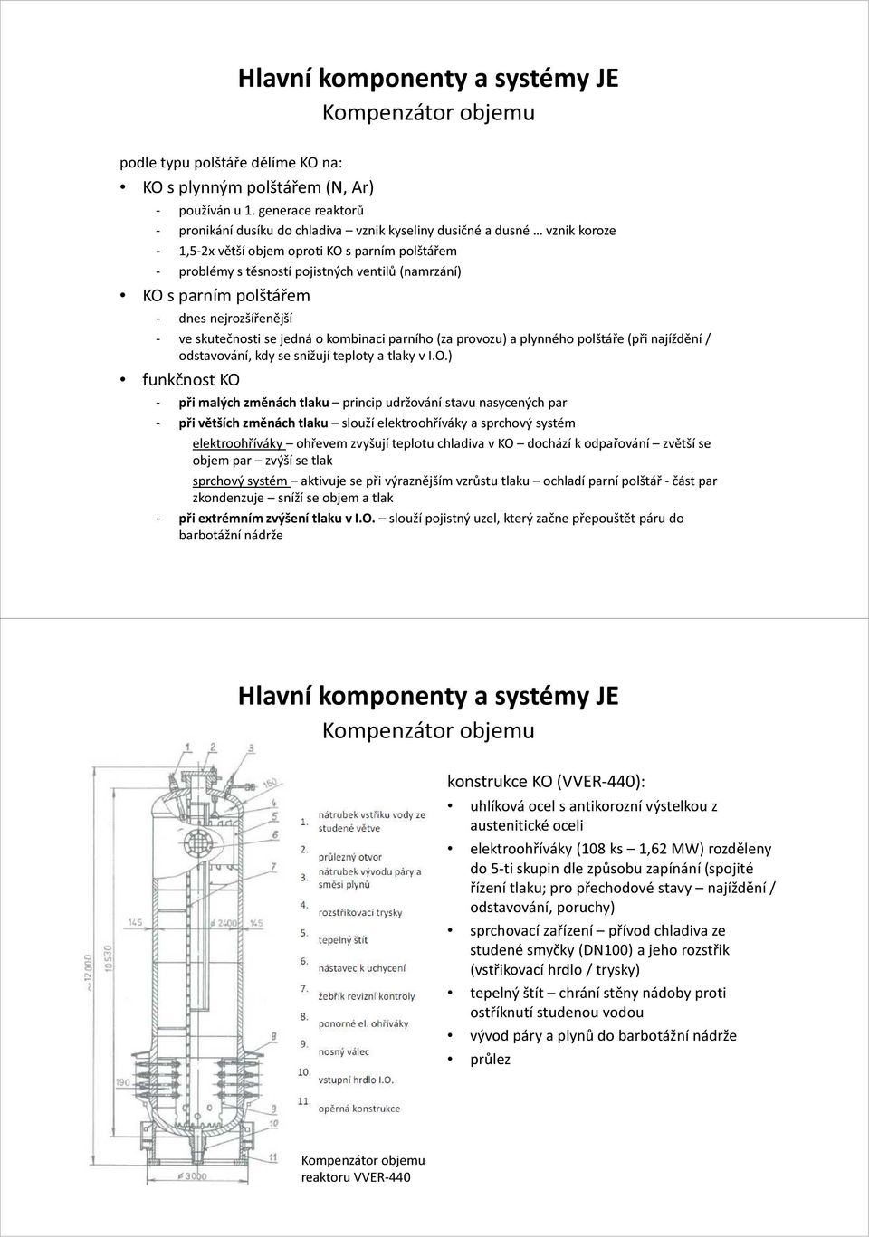 parním polštářem - dnes nejrozšířenější - ve skutečnosti se jedná o kombinaci parního (za provozu) a plynného polštáře (při najíždění / odstavování, kdy se snižují teploty a tlaky v I.O.