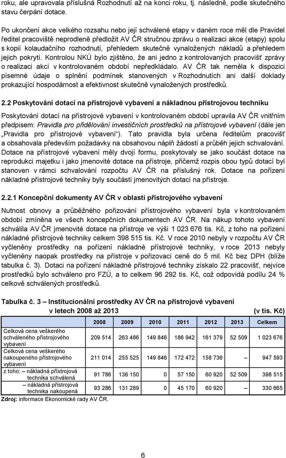kolaudačního rozhodnutí, přehledem skutečně vynaložených nákladů a přehledem jejich pokrytí.