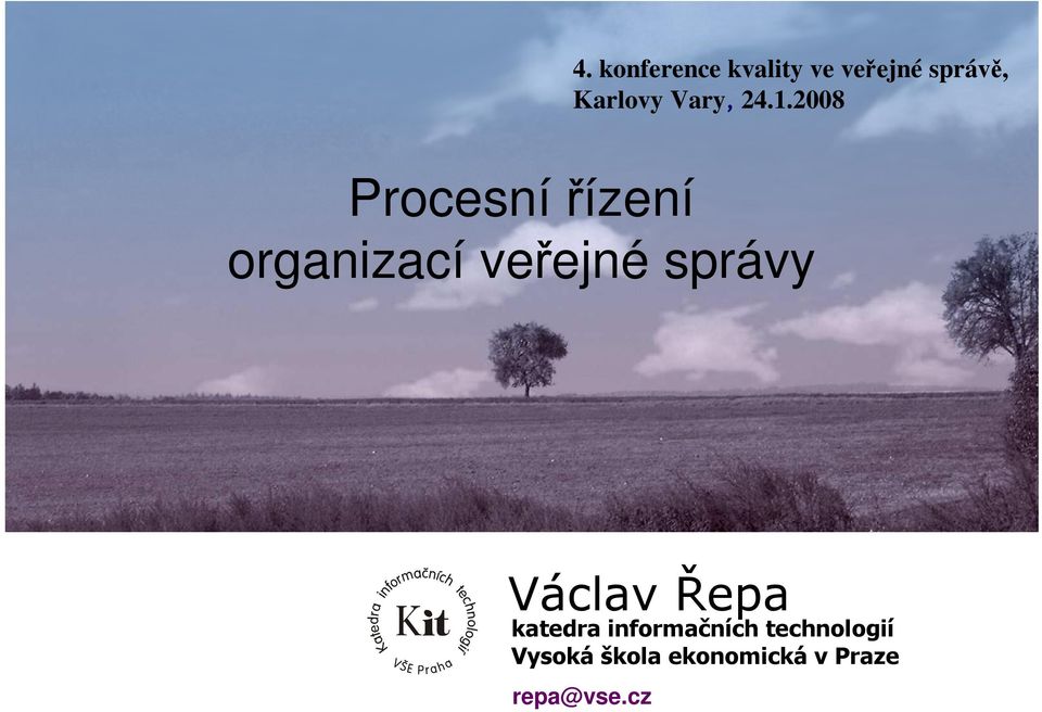 2008 Procesnířízení organizací veřejné správy