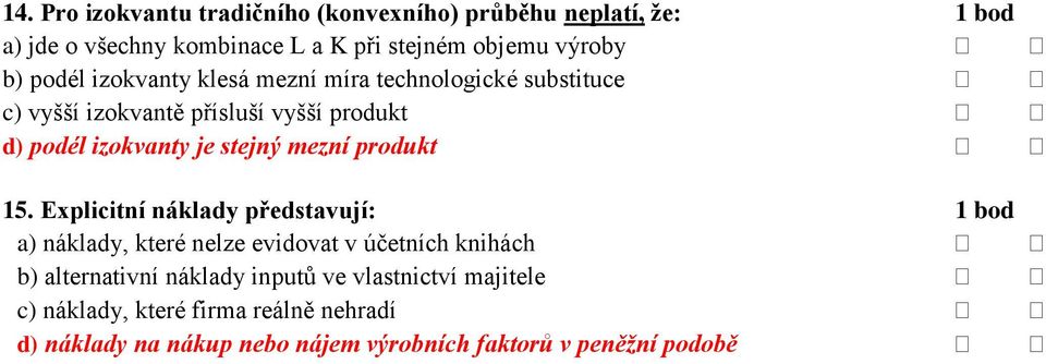 mezní produkt 15.