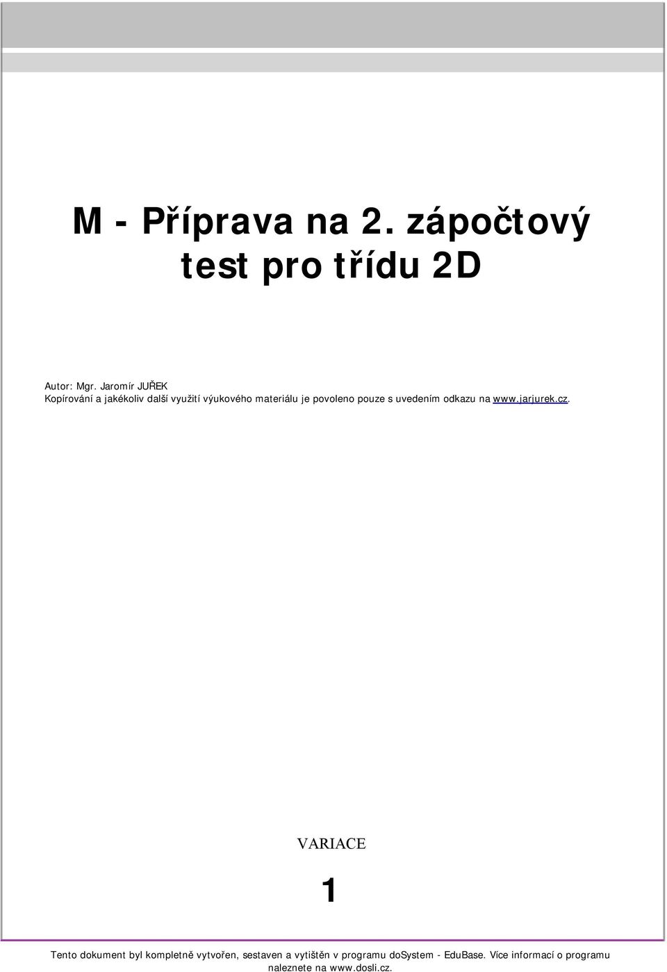 pouze s uvedením odkazu na www.jarjurek.cz.