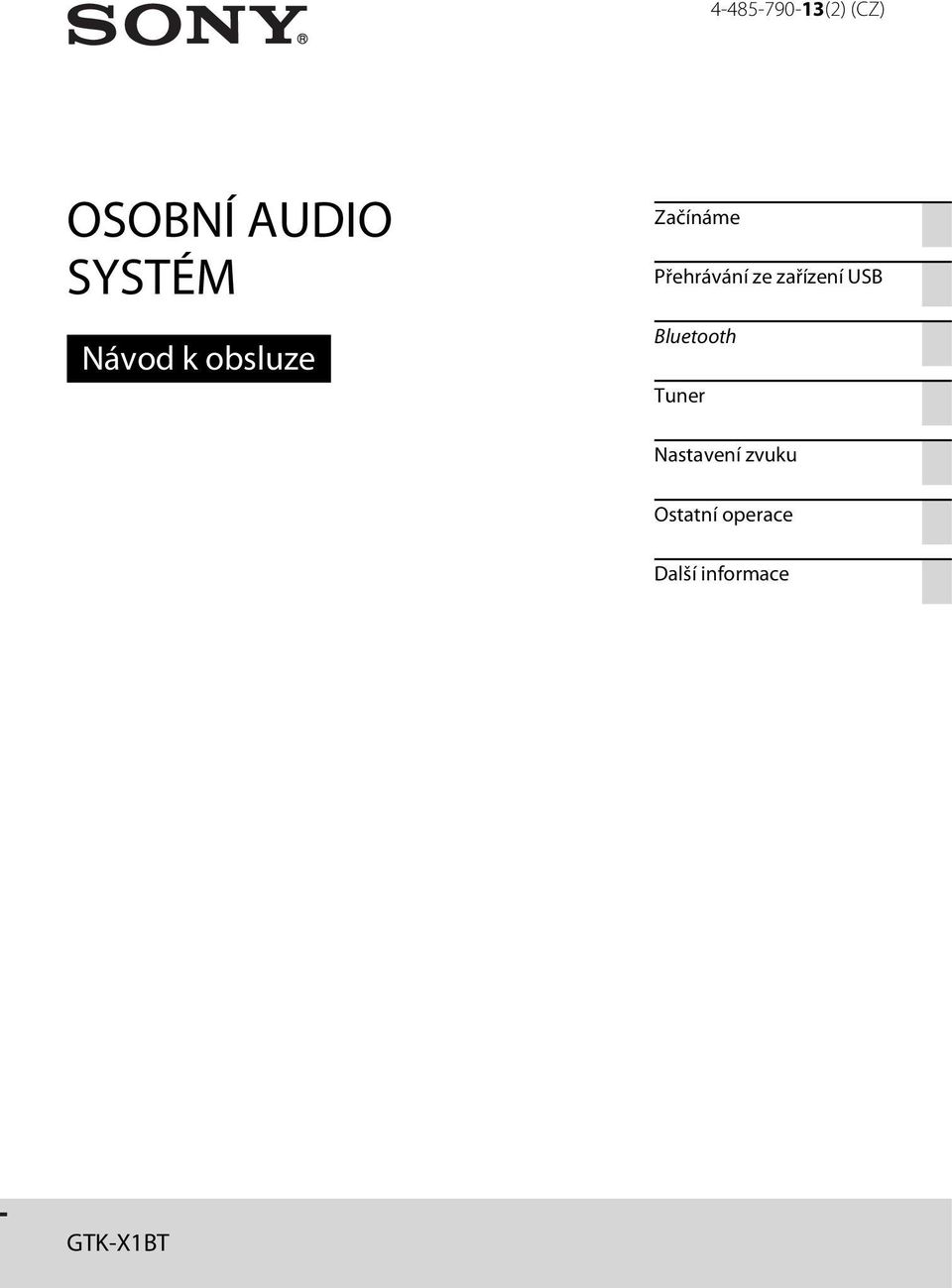 zařízení USB Bluetooth Tuner Nastavení