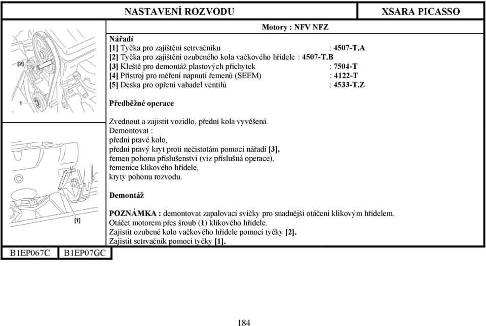 KONTROLA A NASTAVENÍ ROZVODU - PDF Stažení zdarma