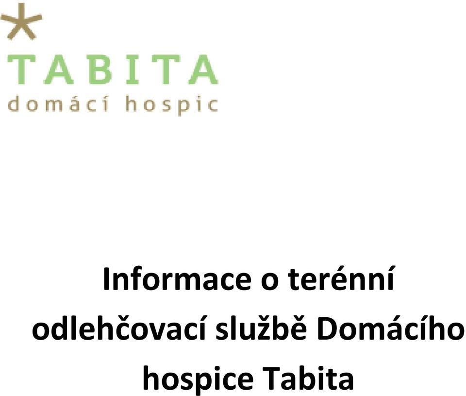 odlehčovací