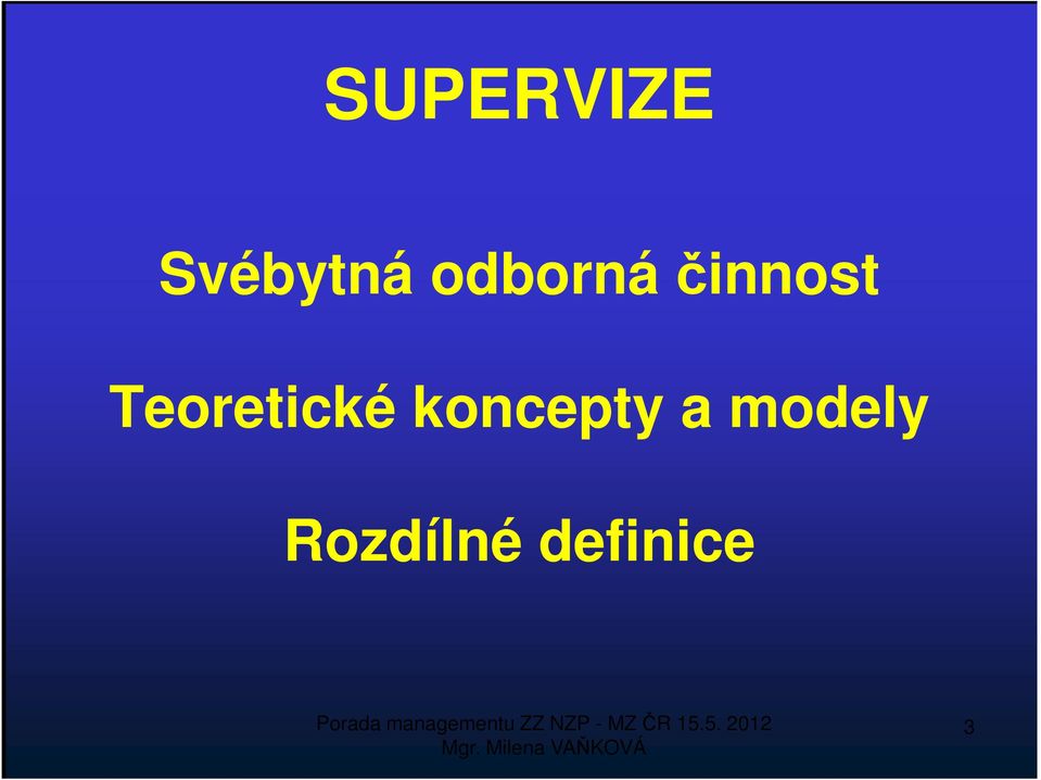 Teoretické koncepty