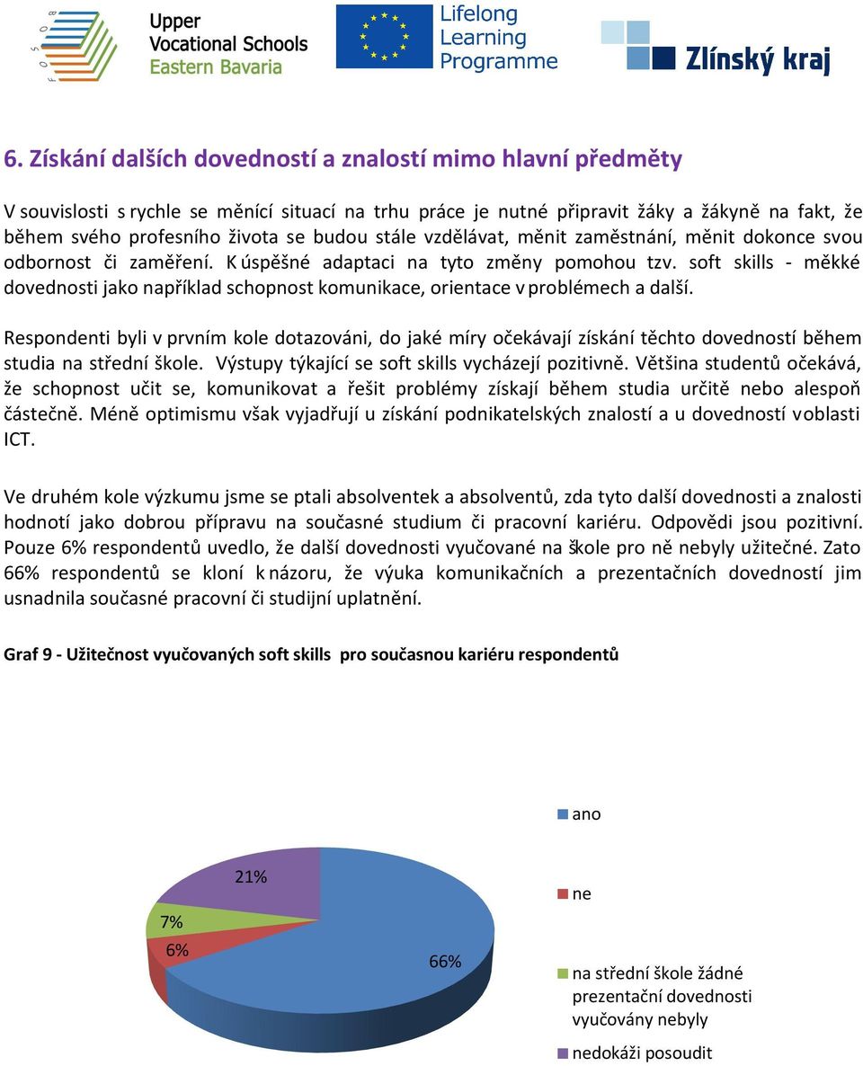 soft skills - měkké dovednosti jako například schopnost komunikace, orientace v problémech a další.