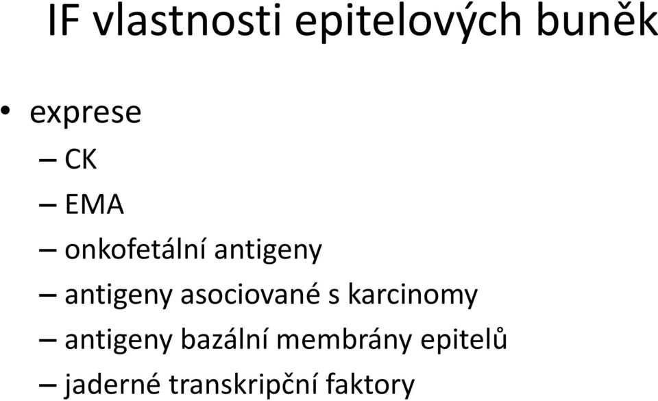 asociované s karcinomy antigeny bazální