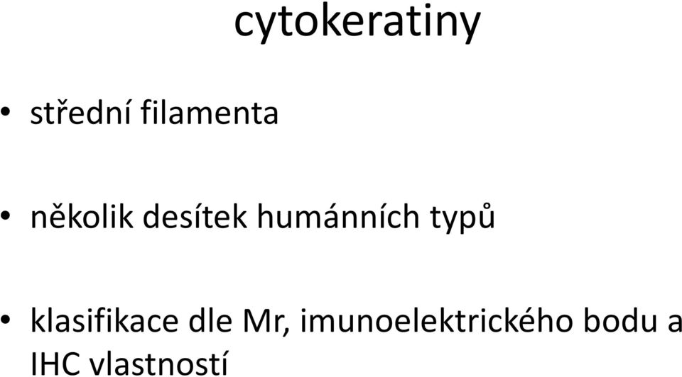 klasifikace dle Mr,