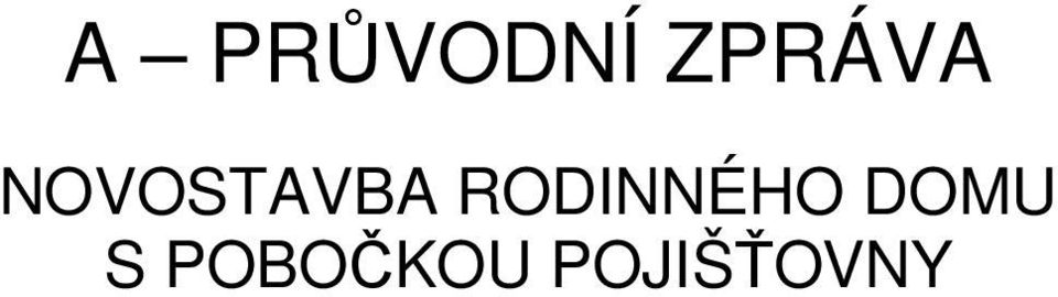 NOVOSTAVBA
