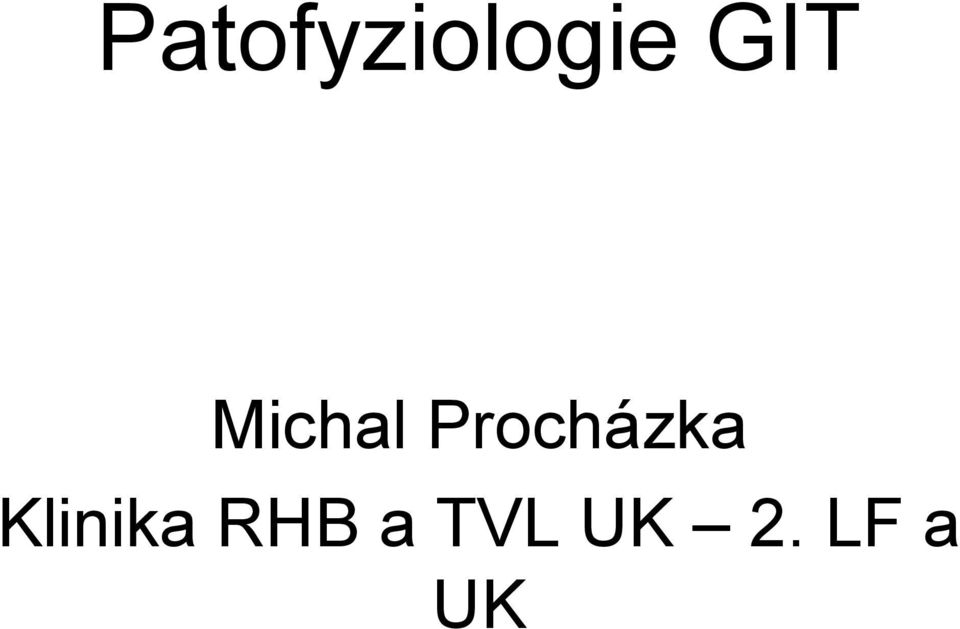 Procházka