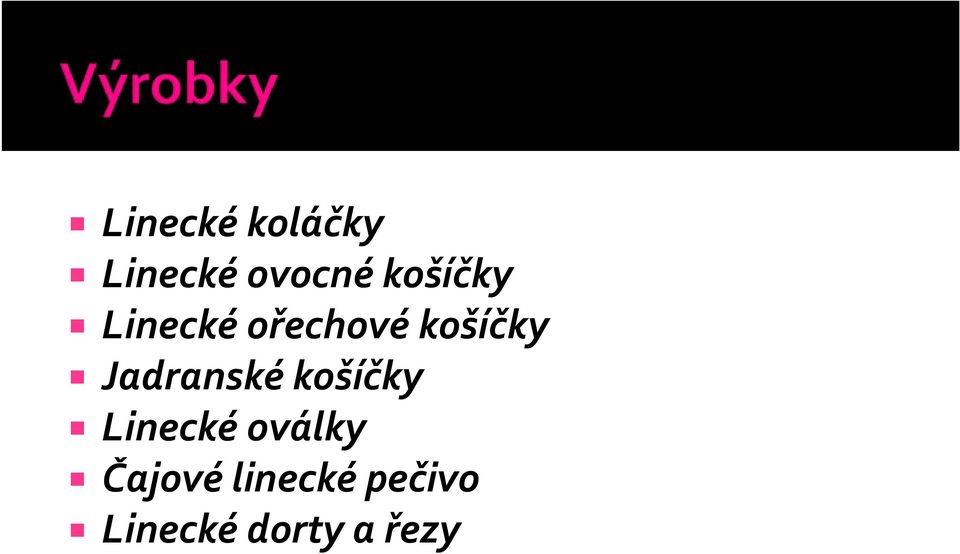 Jadranské košíčky Linecké oválky