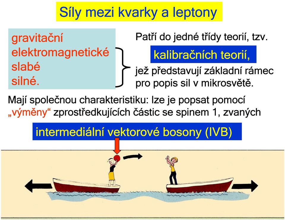 kalibračních teorií, jež představují základní rámec pro popis sil v mikrosvětě.
