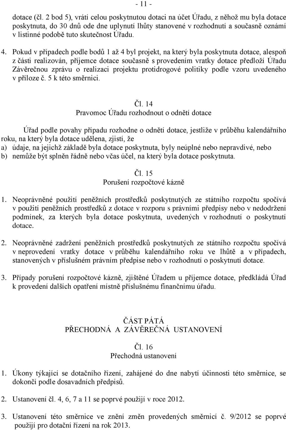 Úřadu. 4.