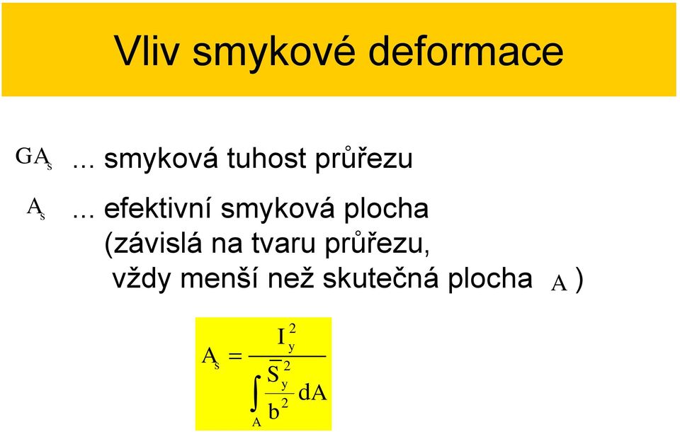 .. eektivní myková plocha (závilá na