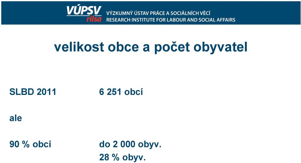251 obcí ale 90 % obcí