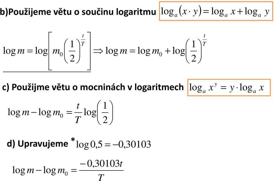 větu o mocninách v ritmech m m