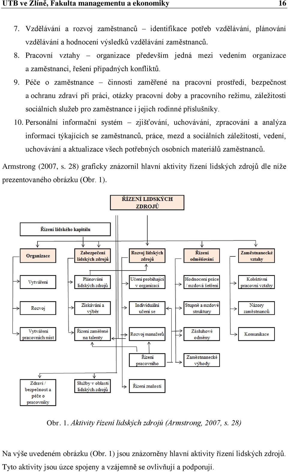 Péče o zaměstnance činnosti zaměřené na pracovní prostředí, bezpečnost a ochranu zdraví při práci, otázky pracovní doby a pracovního režimu, záležitosti sociálních služeb pro zaměstnance i jejich