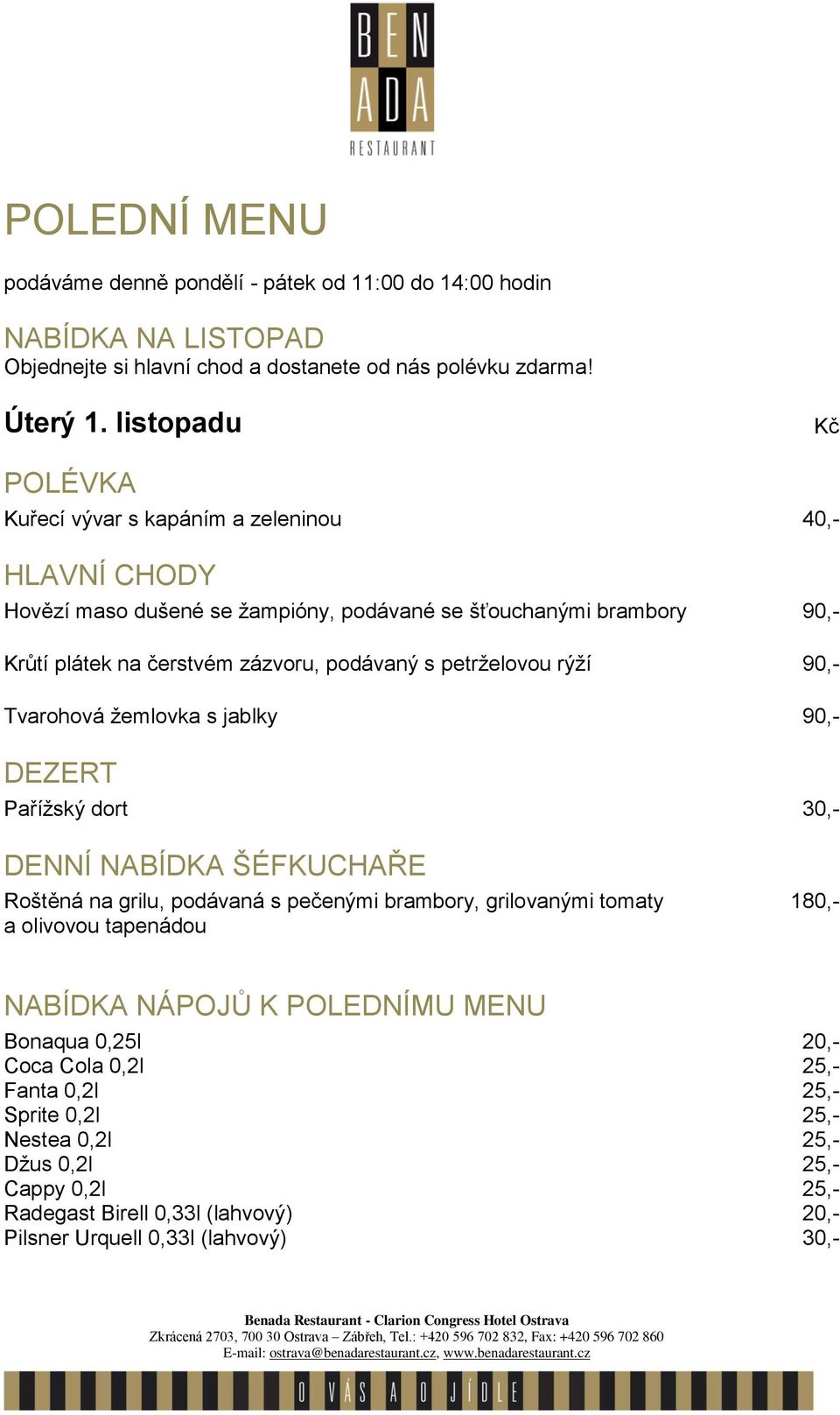 žampióny, podávané se šťouchanými brambory Krůtí plátek na čerstvém zázvoru,