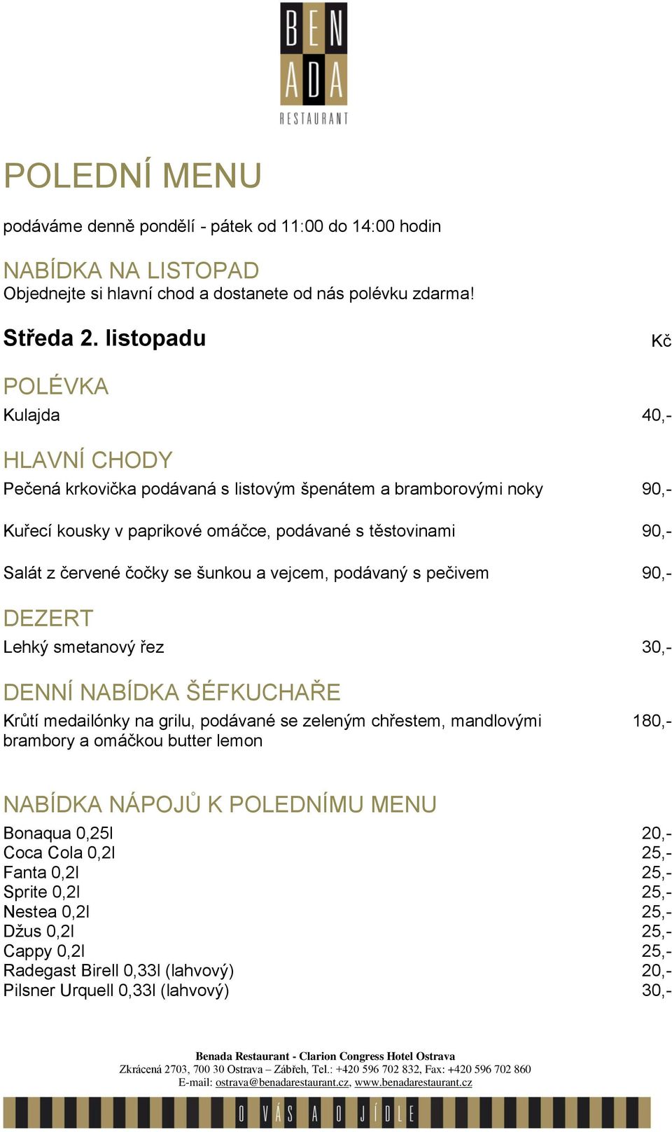 noky Kuřecí kousky v paprikové omáčce, podávané s těstovinami Salát z červené čočky