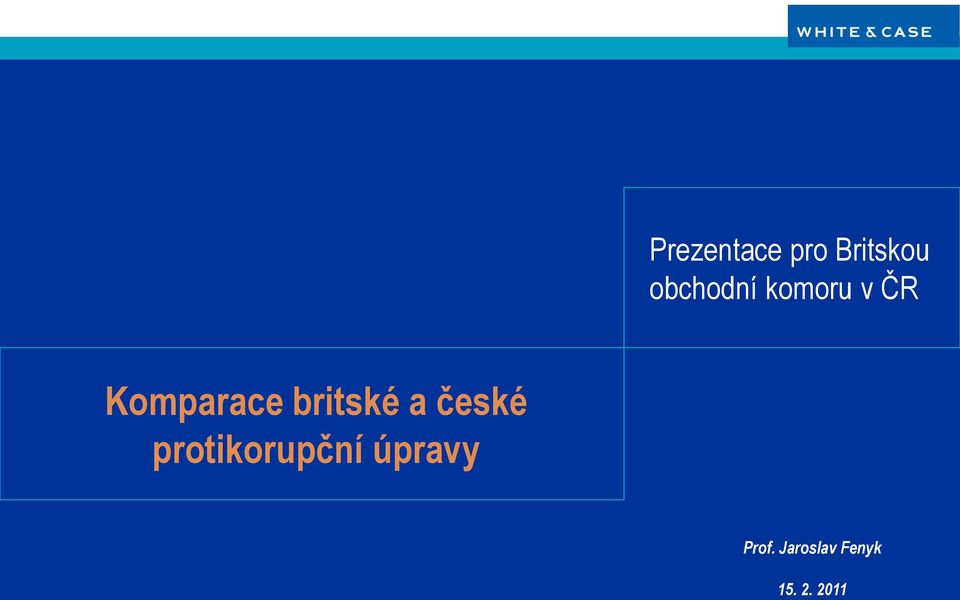 britské a české protikorupční
