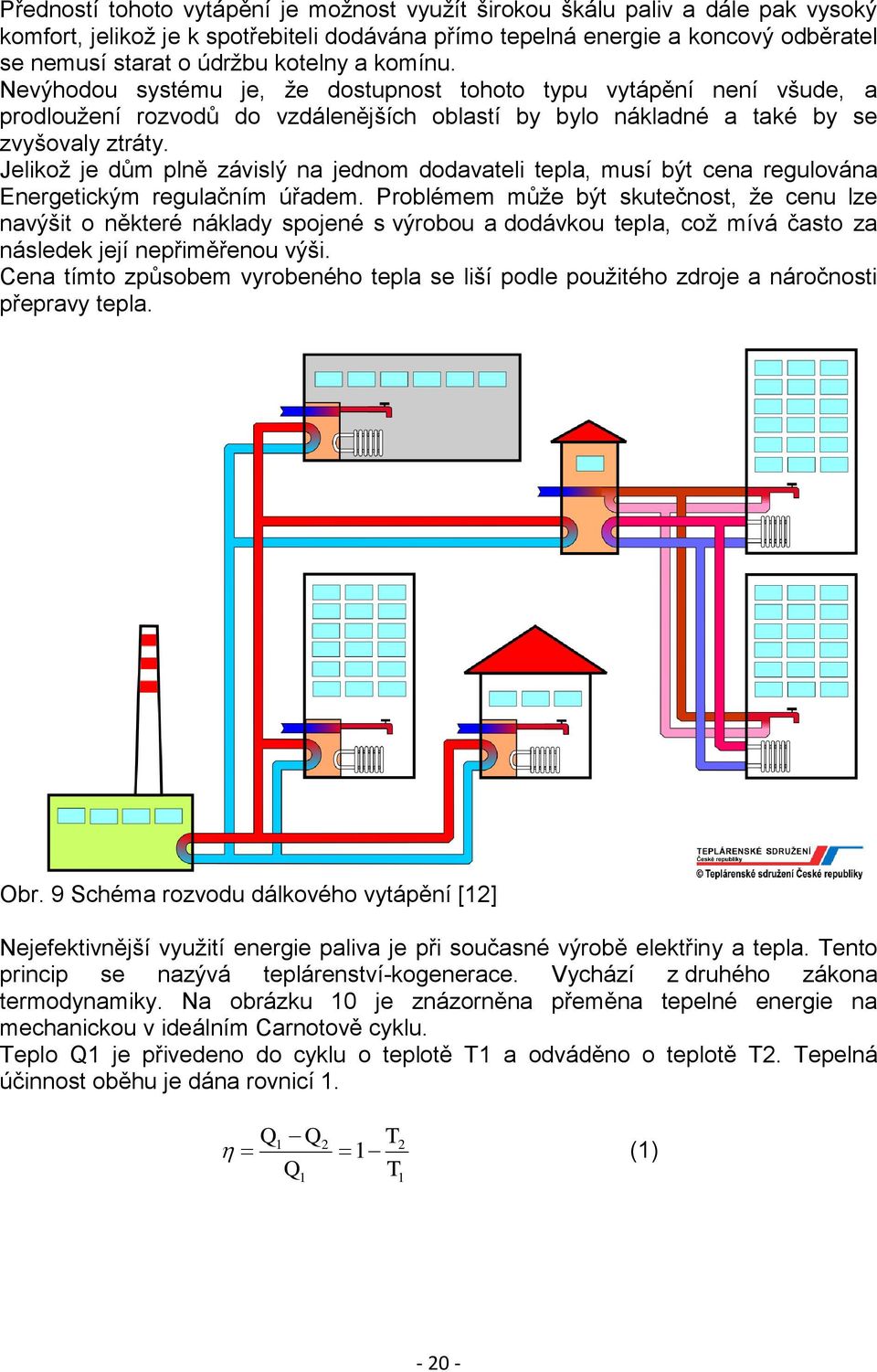 Jelikož je dům plně závislý na jednom dodavateli tepla, musí být cena regulována Energetickým regulačním úřadem.