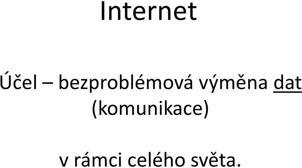 výměna dat