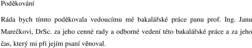 Janu Marečkovi, DrSc.