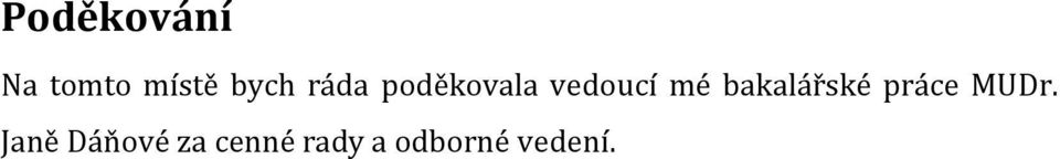 bakalářské práce MUDr.