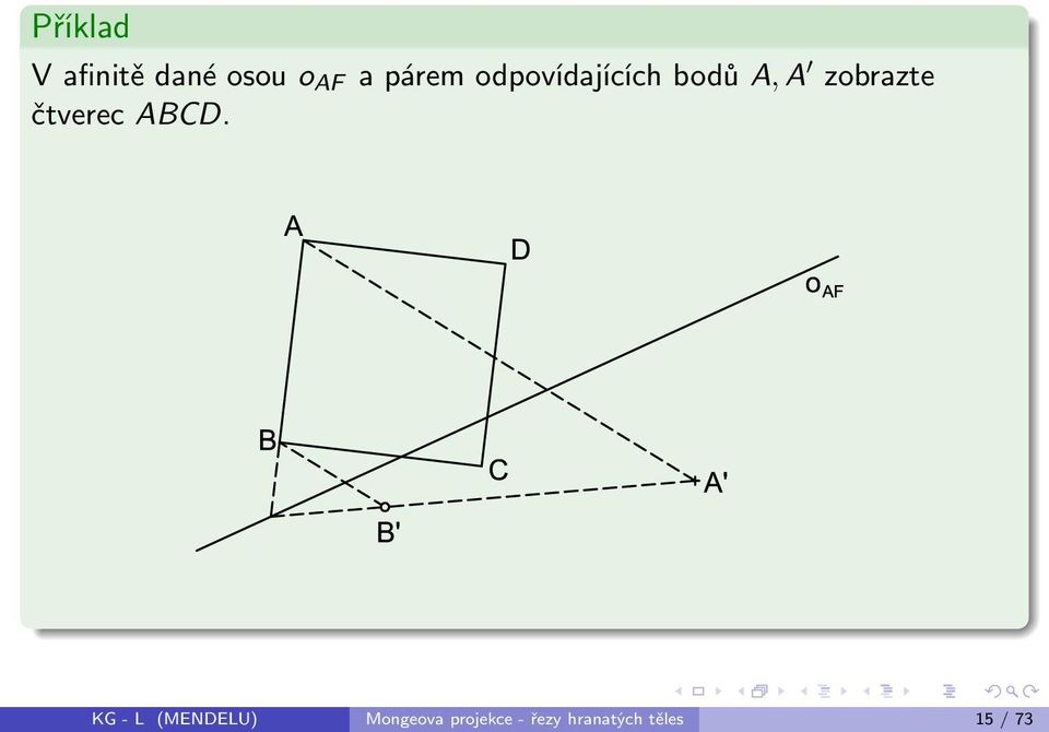 zobrazte čtverec ABCD.