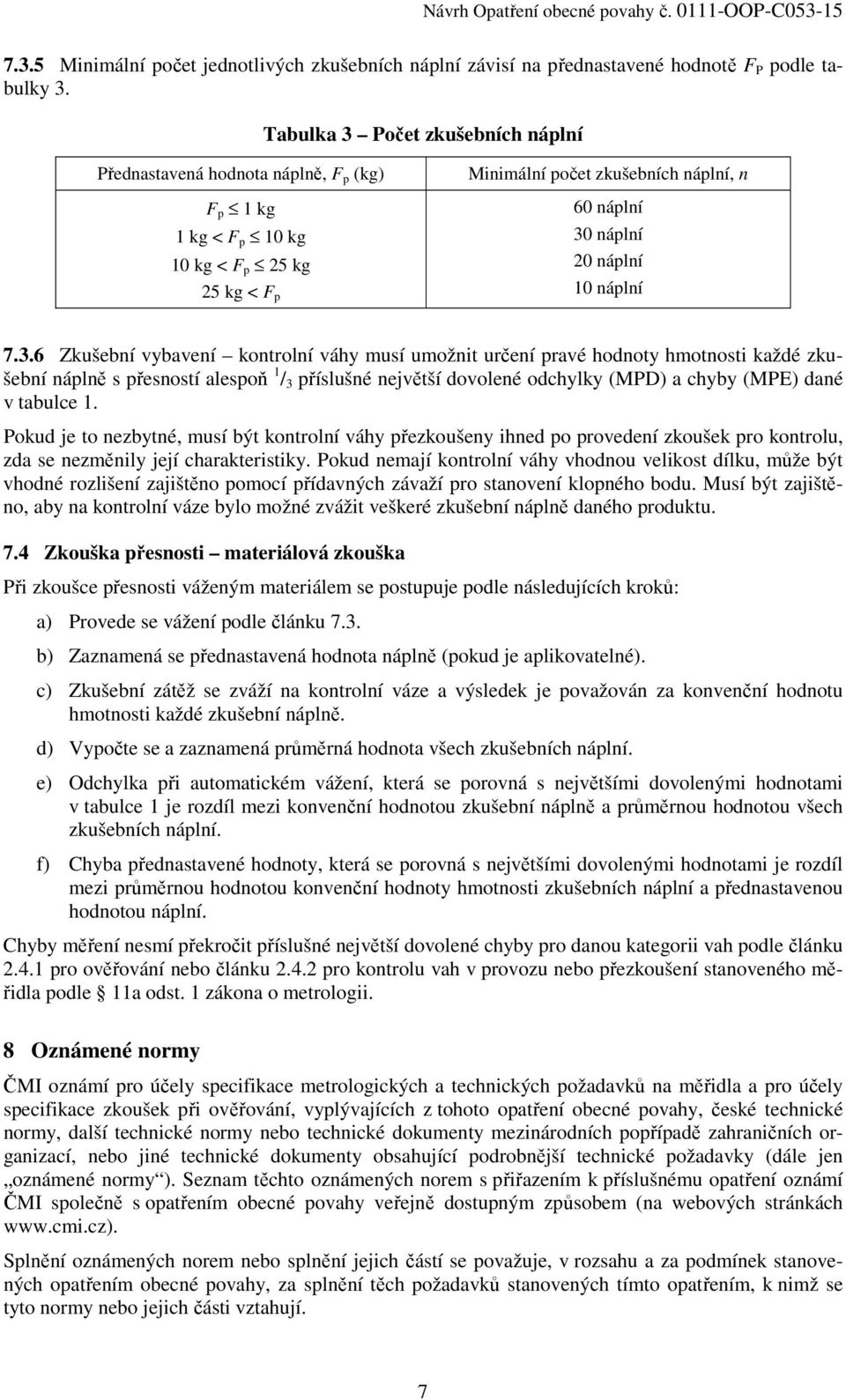 náplní 7.3.